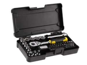 STANLEY Socket Set Compact 1/4in 37 Pce (SET)